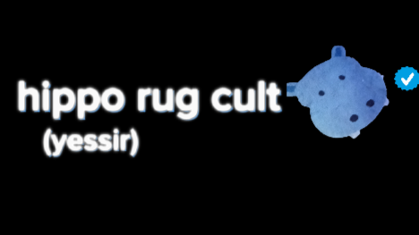 HIPPO RUG CULT