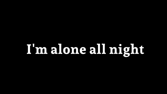 Late Nights Aloneのバナー