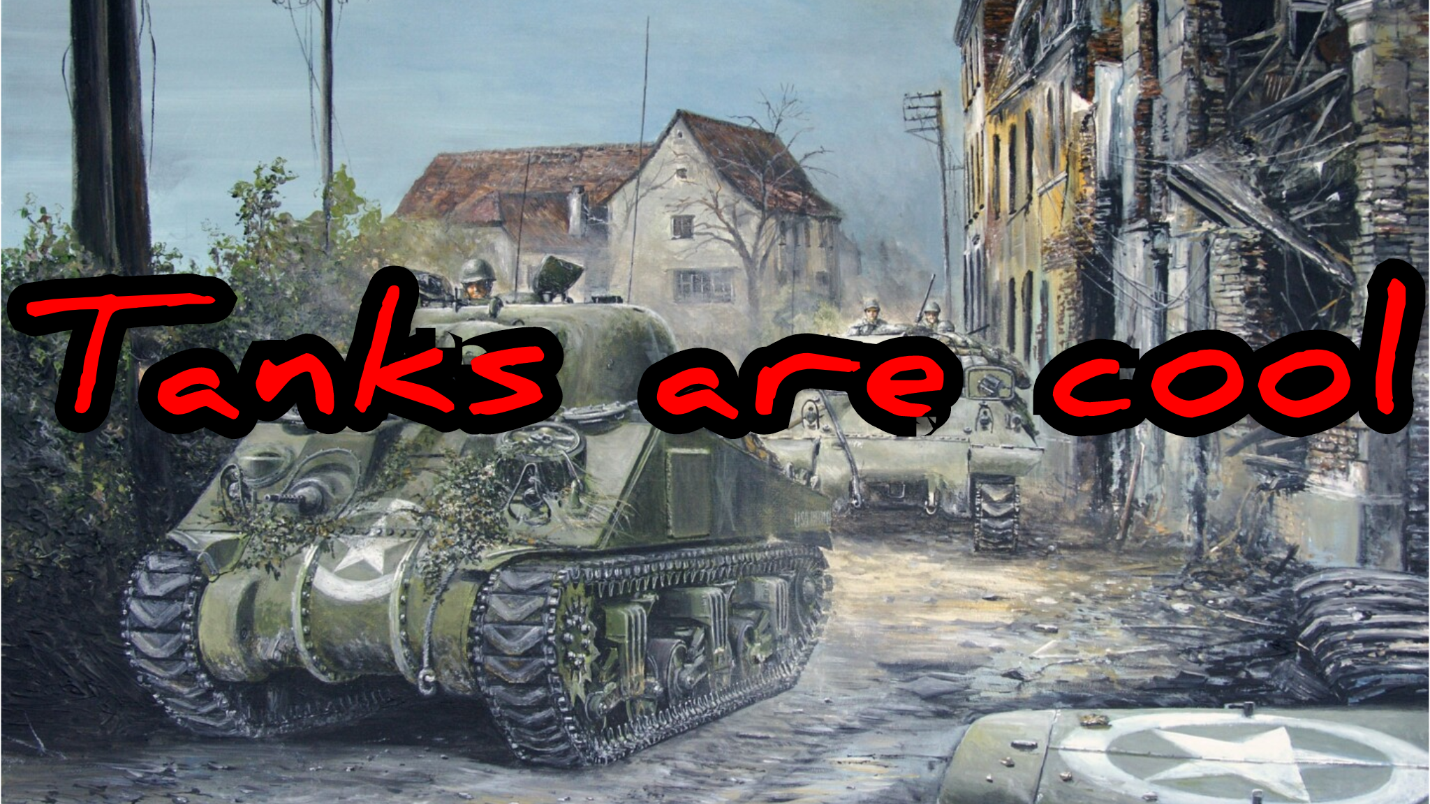 Tanks are coolのバナー