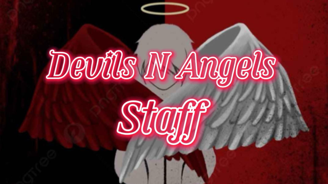 Devils and angels staffのバナー