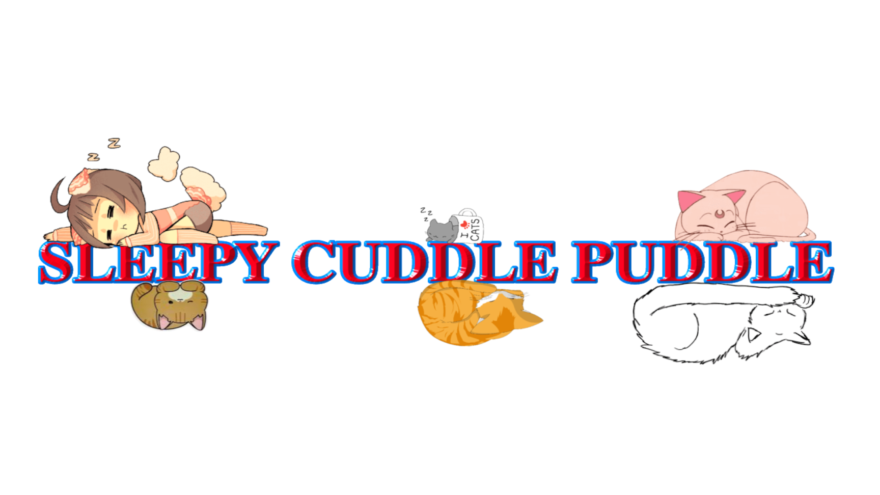 Sleepy cuddle puddleのバナー