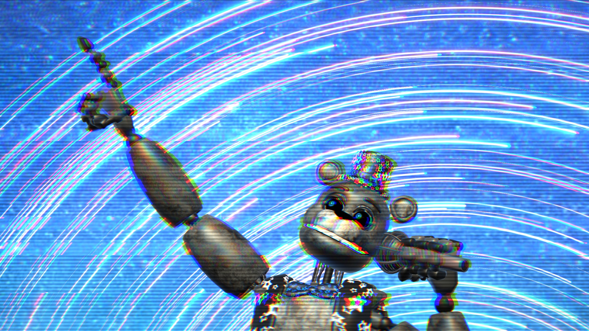 star bear and friends