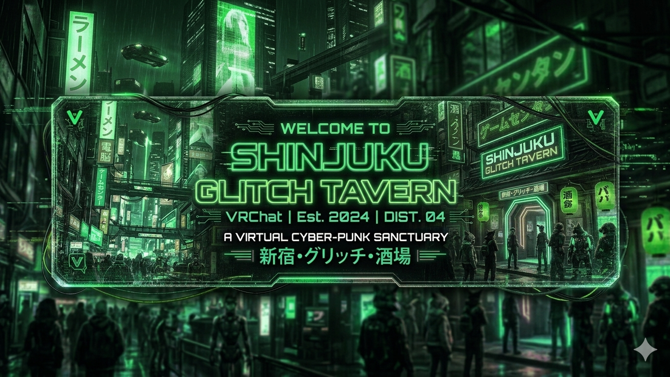 Shinjuku glitch tavernのバナー