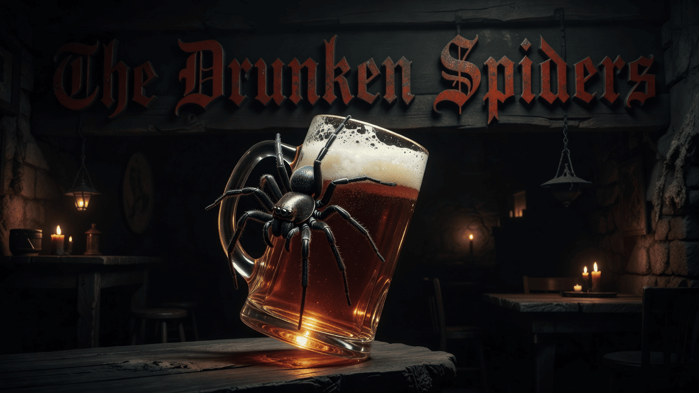 The drunken spidersのバナー