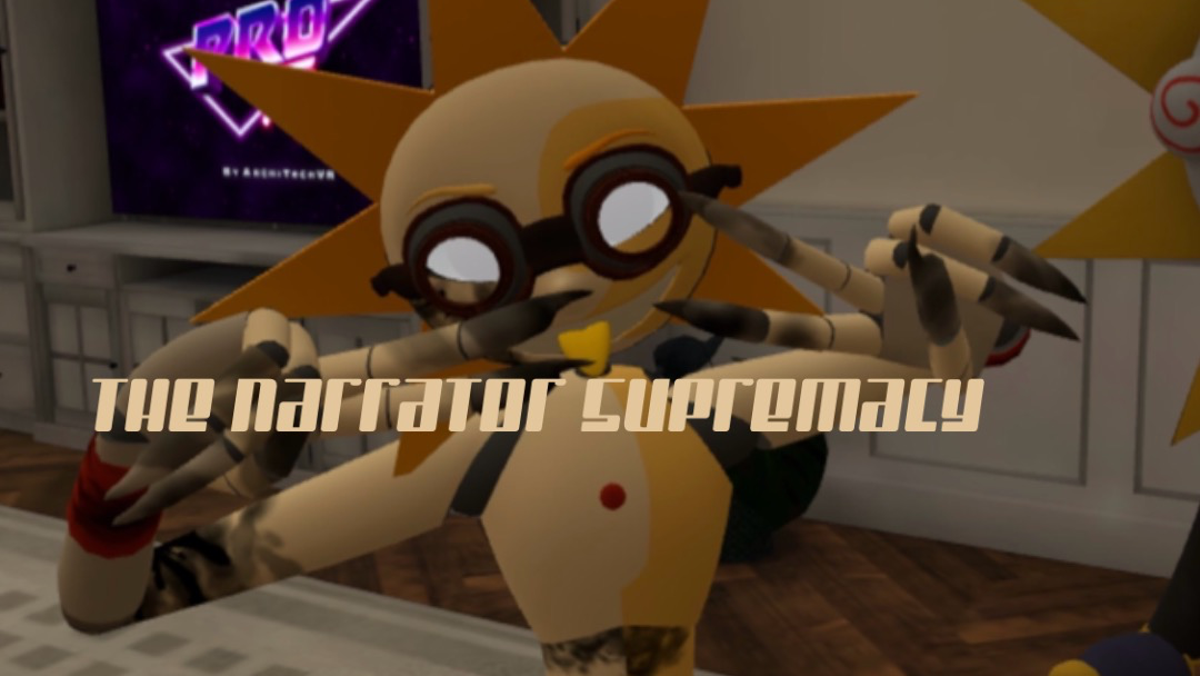 ᴛʜᴇ ɴᴀʀʀᴀᴛᴏʀ sᴜᴘʀᴇᴍᴀᴄʏのバナー