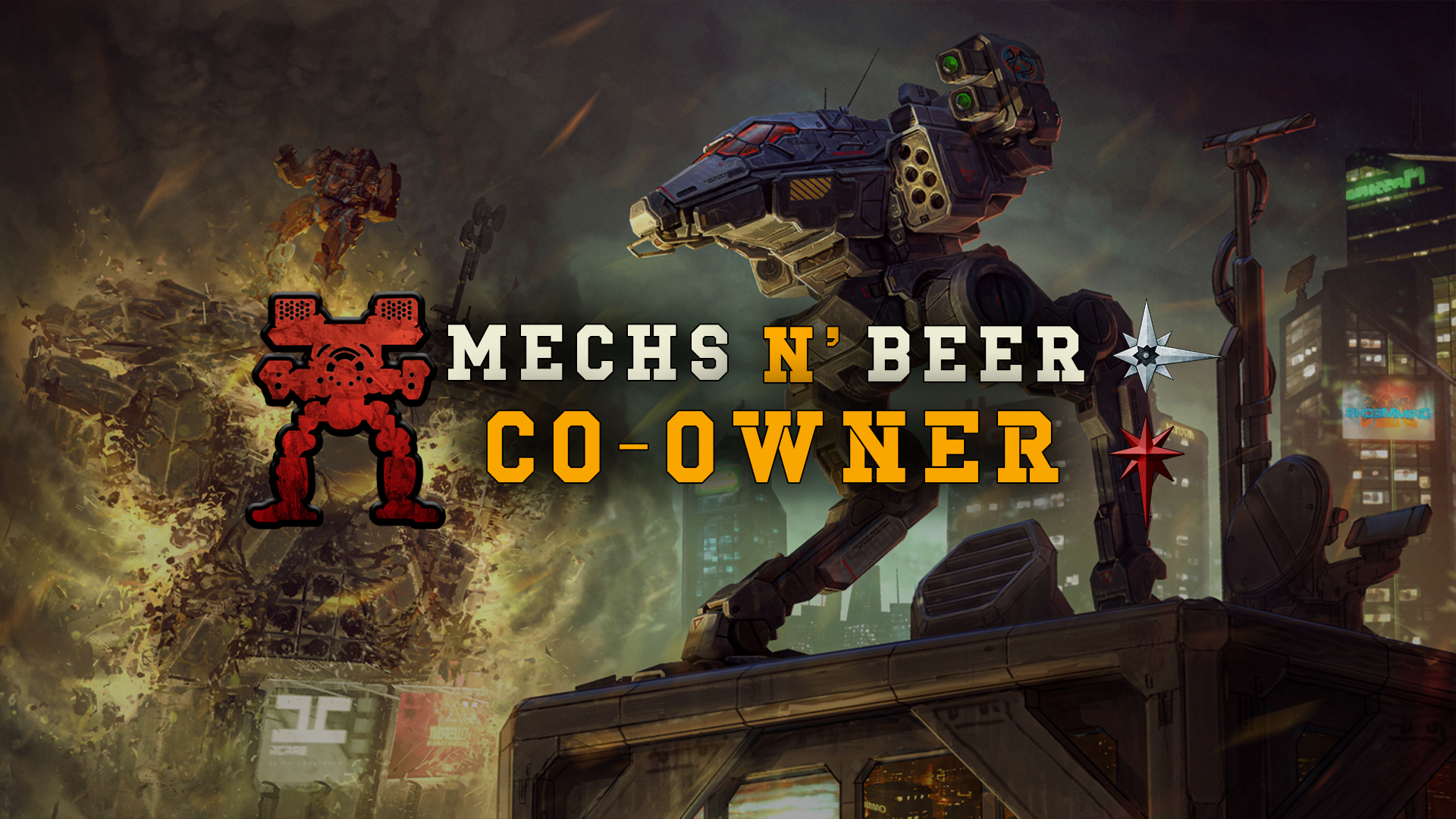 MECHS n' BEER CO-OWNERのバナー