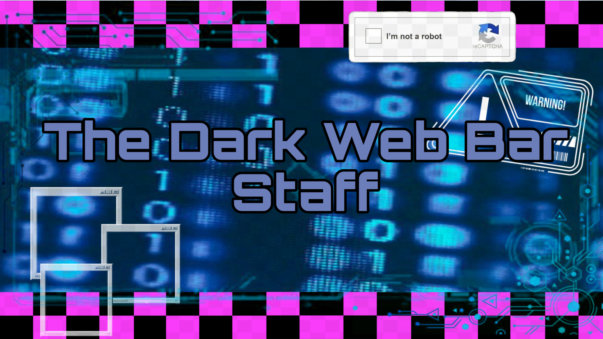 The Dark Web Bar Staffのバナー