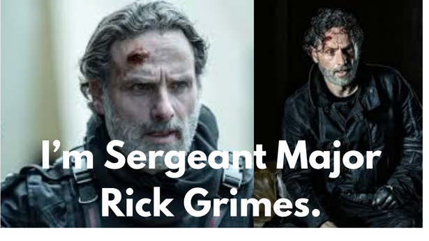 Im Sergeant Major Rick Grimesのバナー