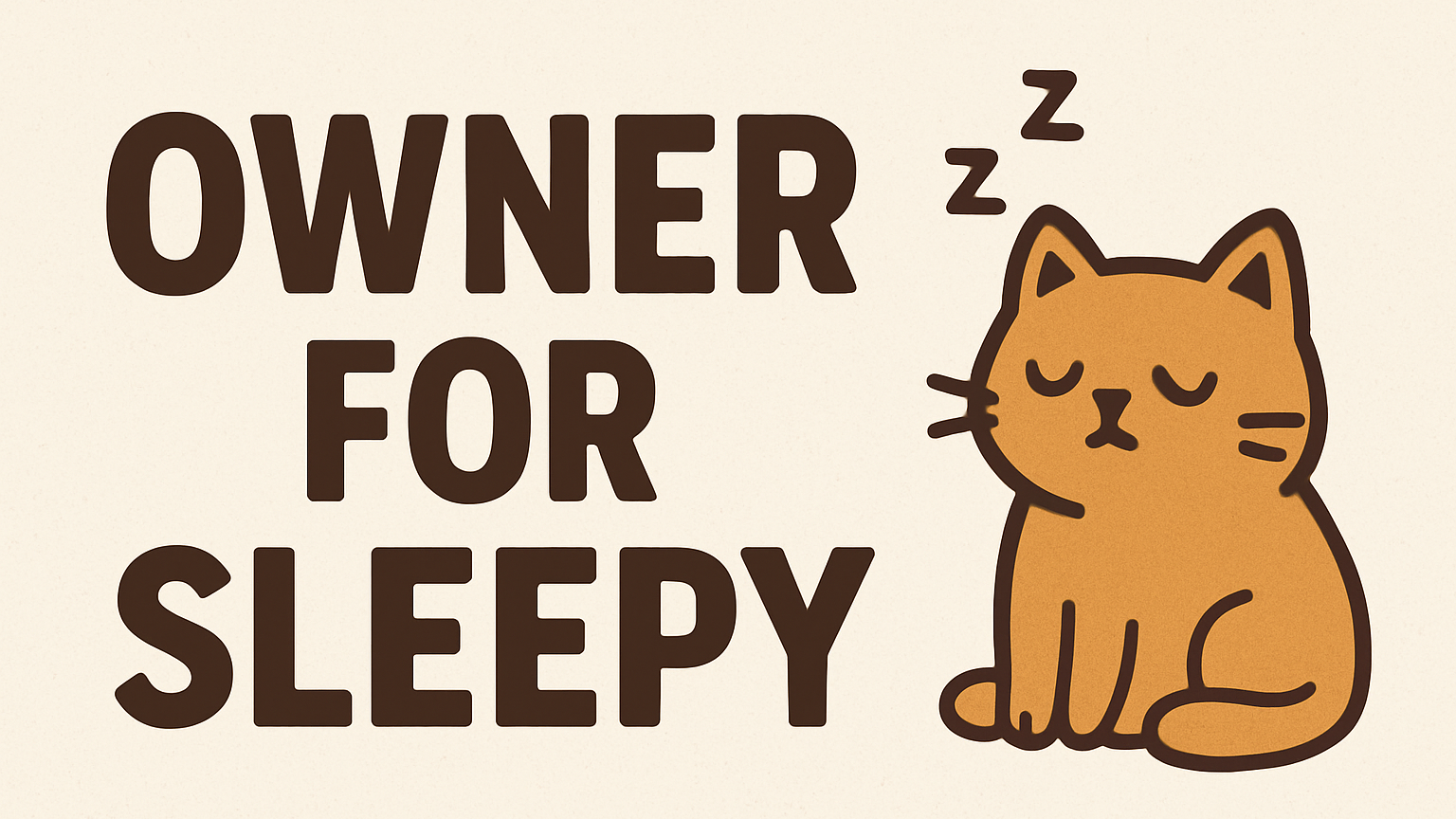 owner of sleepyのバナー