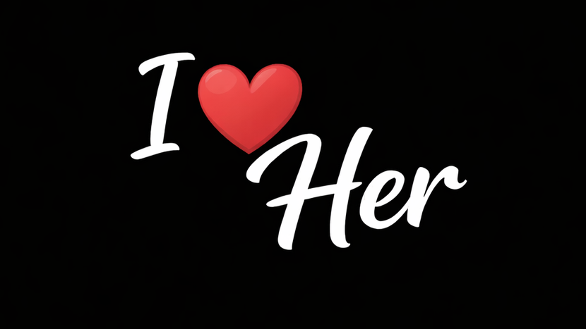 I Love Herのバナー