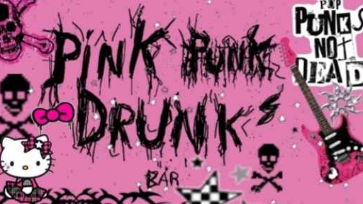 Pink punk drunks staff