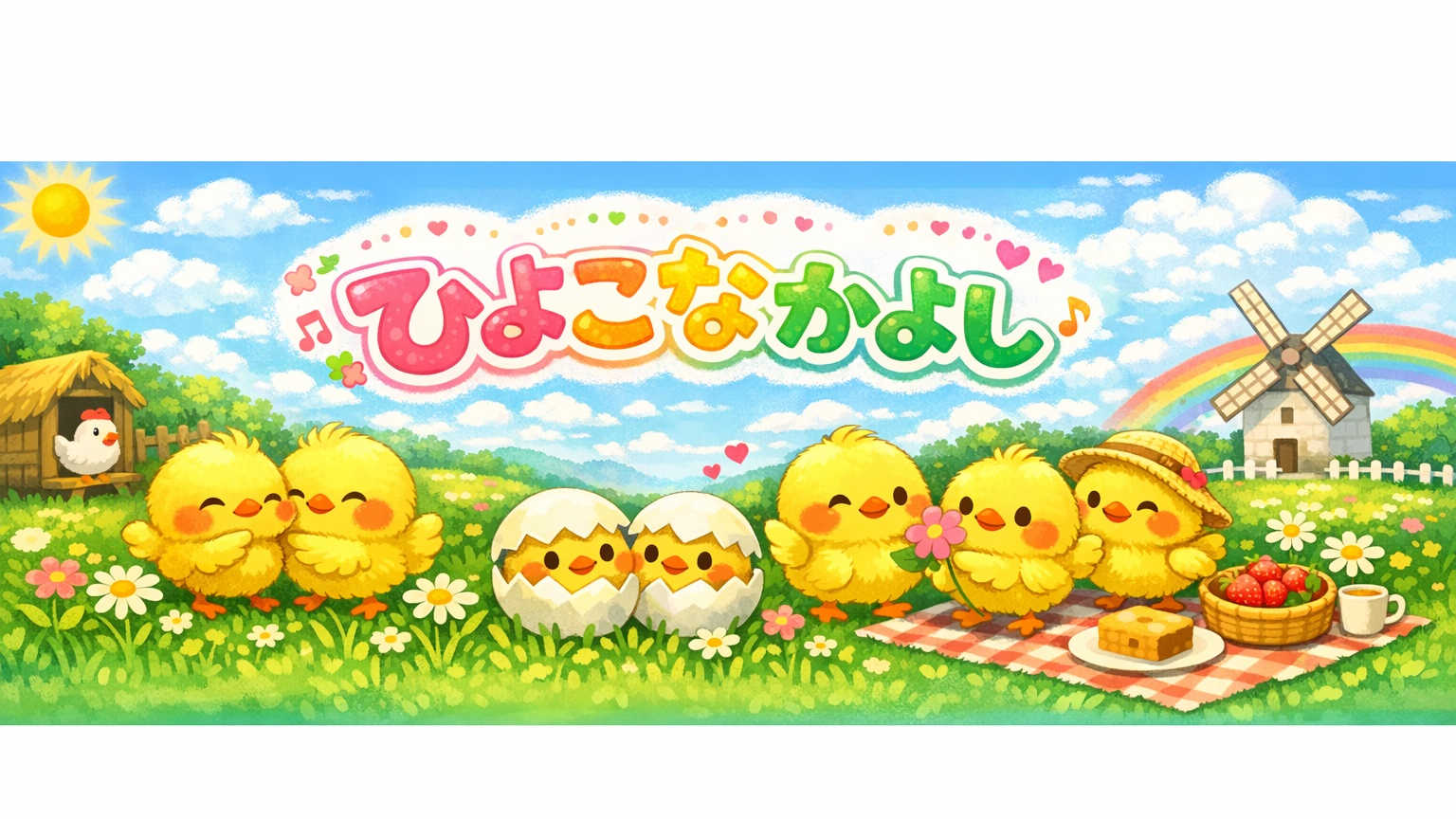 ひよこなかよしのバナー