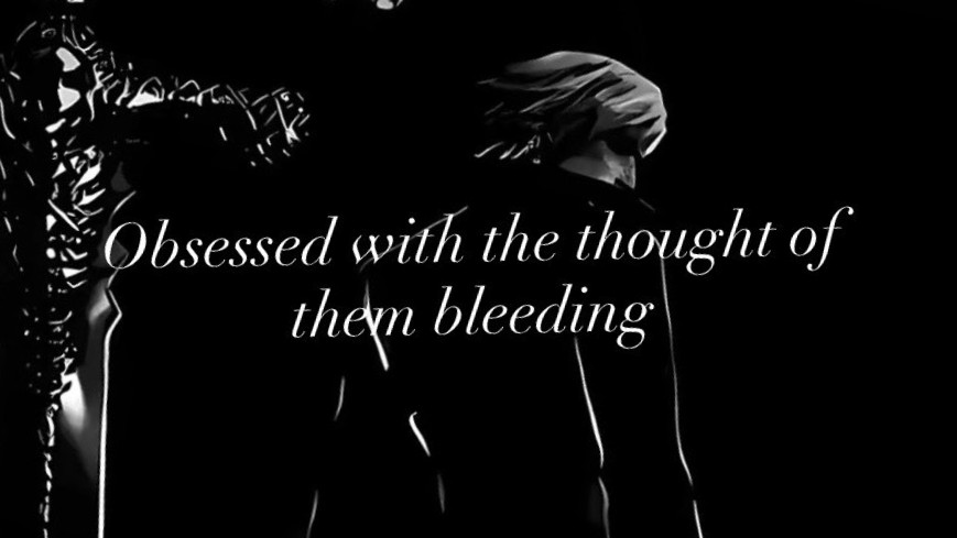 Obsessed with their bloodのバナー
