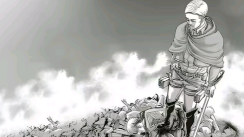 Attack on titanのバナー
