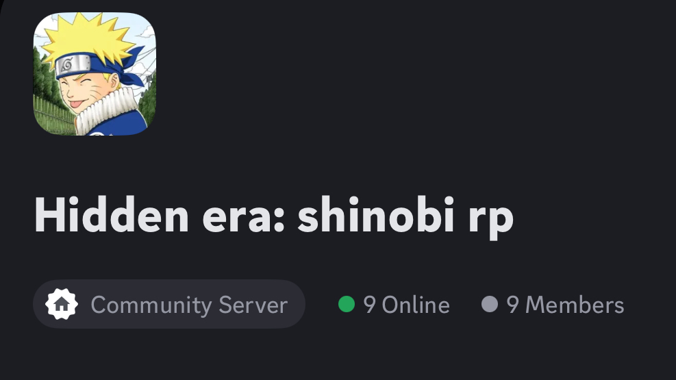 Hidden era shinobi rpのバナー