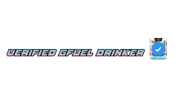 Verified GFUEL Drinkerのバナー