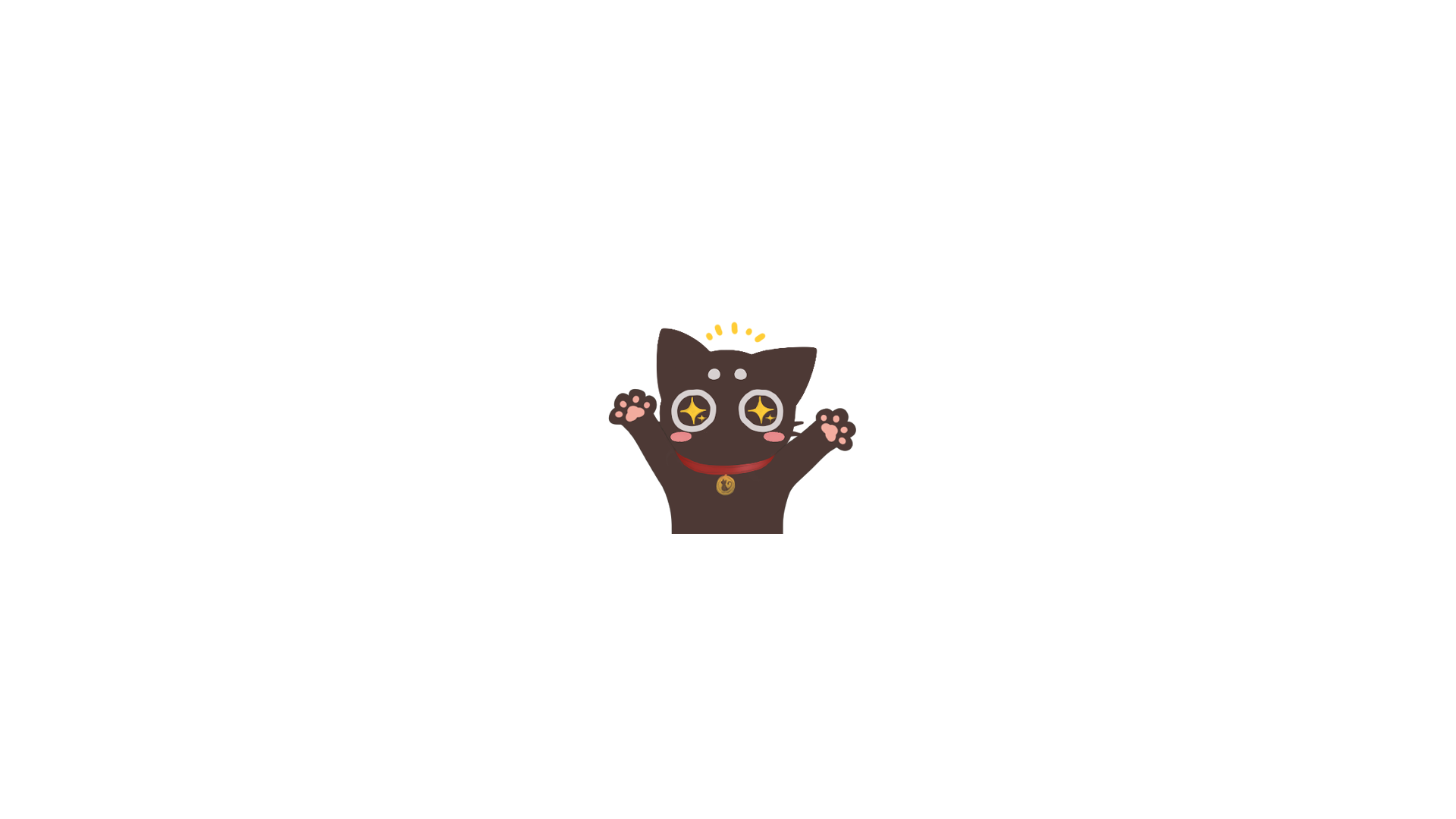 まろまゆくろねこのまろくろちゃんのバナー