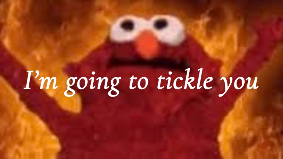 Tickle me Elmoのバナー