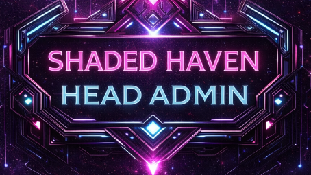 shaded haven head adminのバナー
