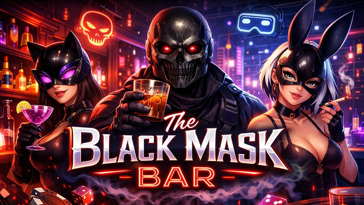 The Black Mask Barのバナー