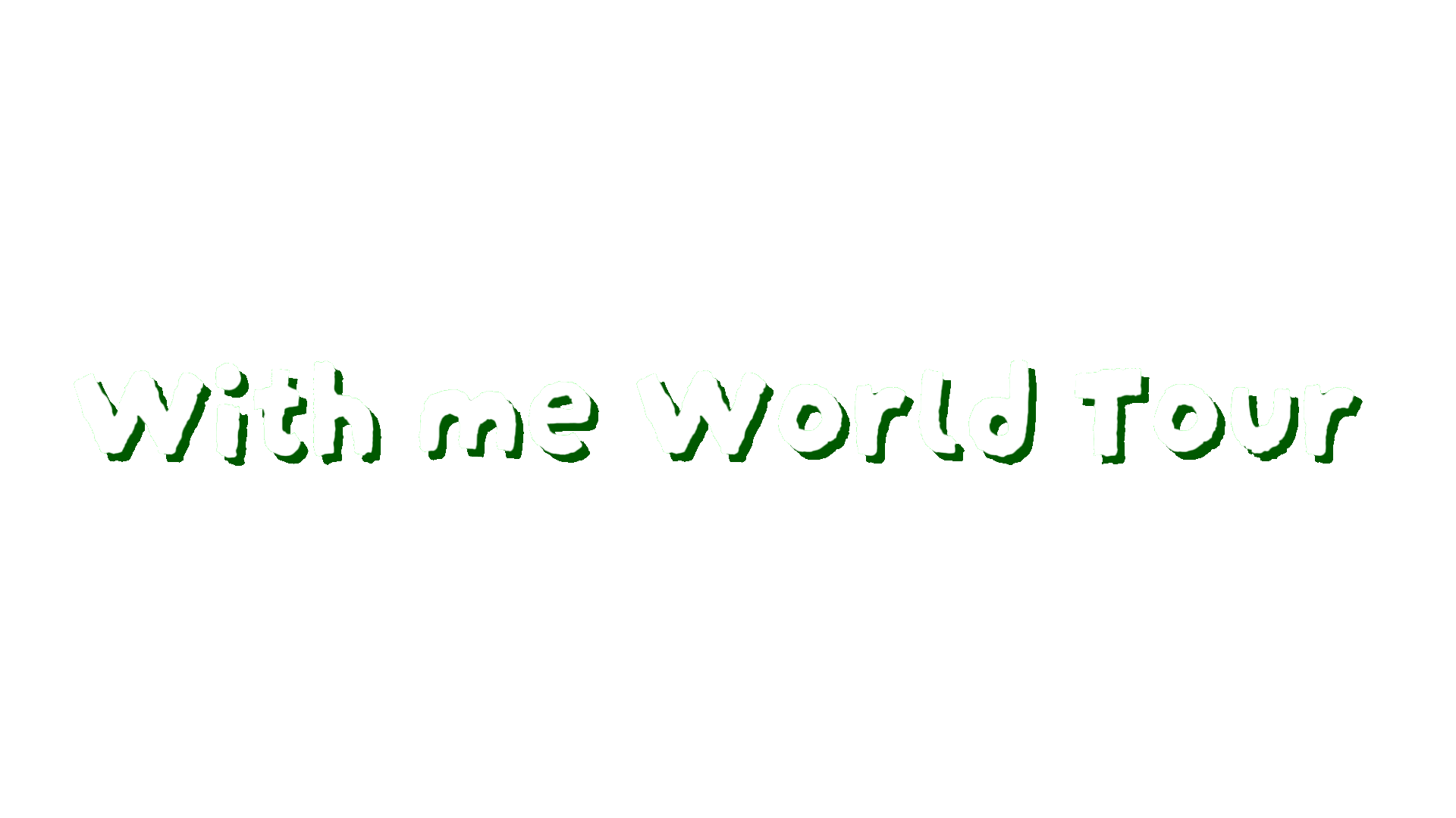 With me World Tourのバナー