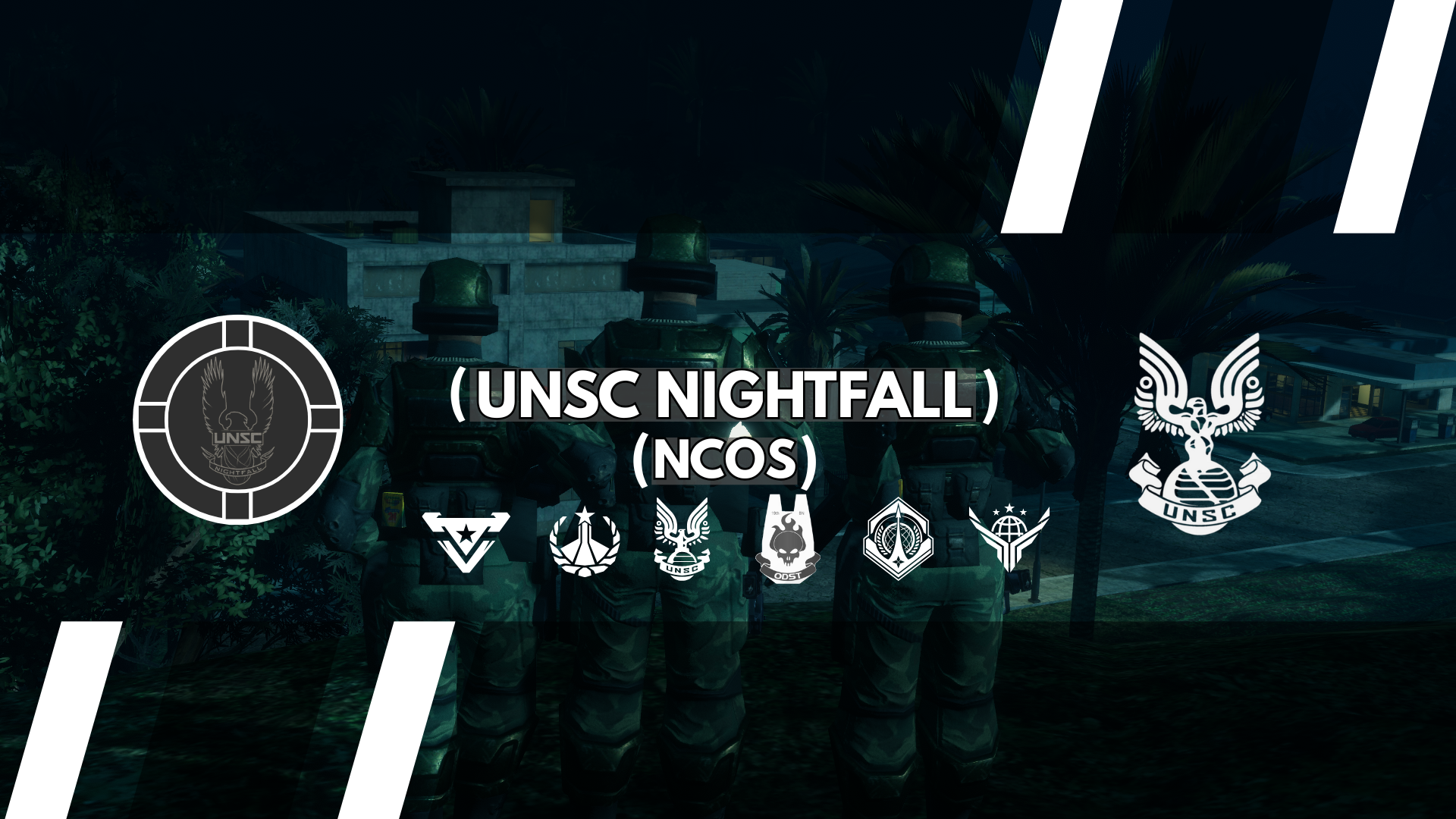 UNSC NIGHTFALL NCOSのバナー