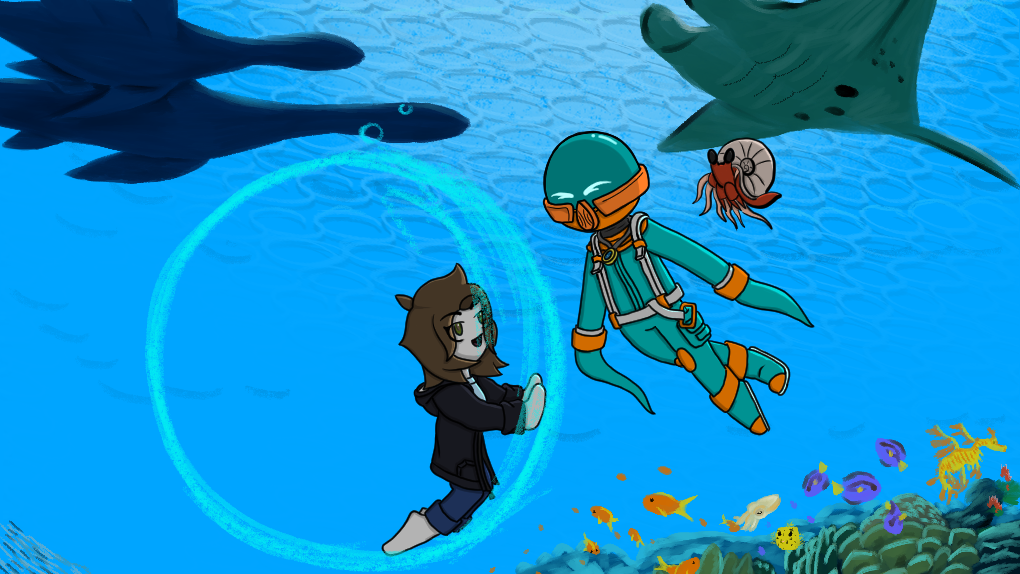 Squid and Lucid's Crazy Adventuresのバナー