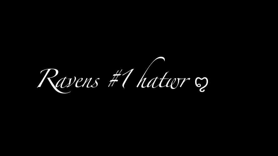 Ravens nr 1 Haterのバナー