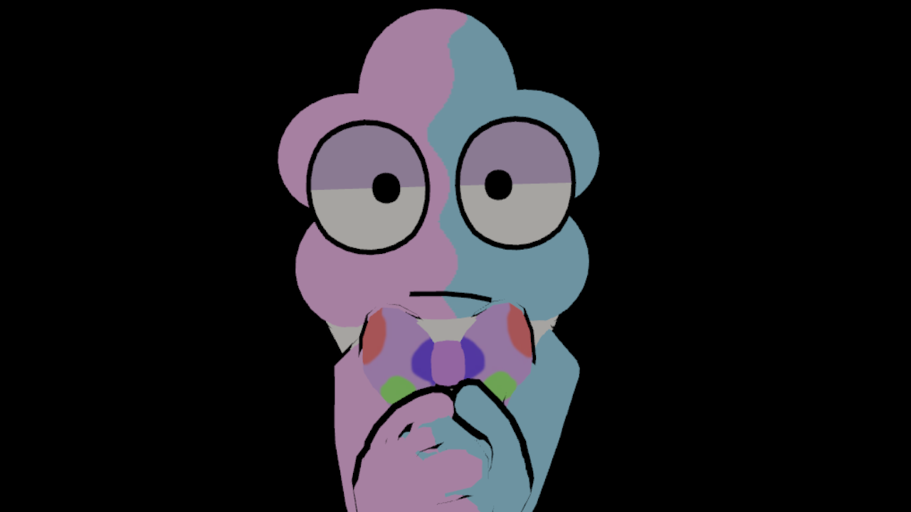 unamused cotton candy