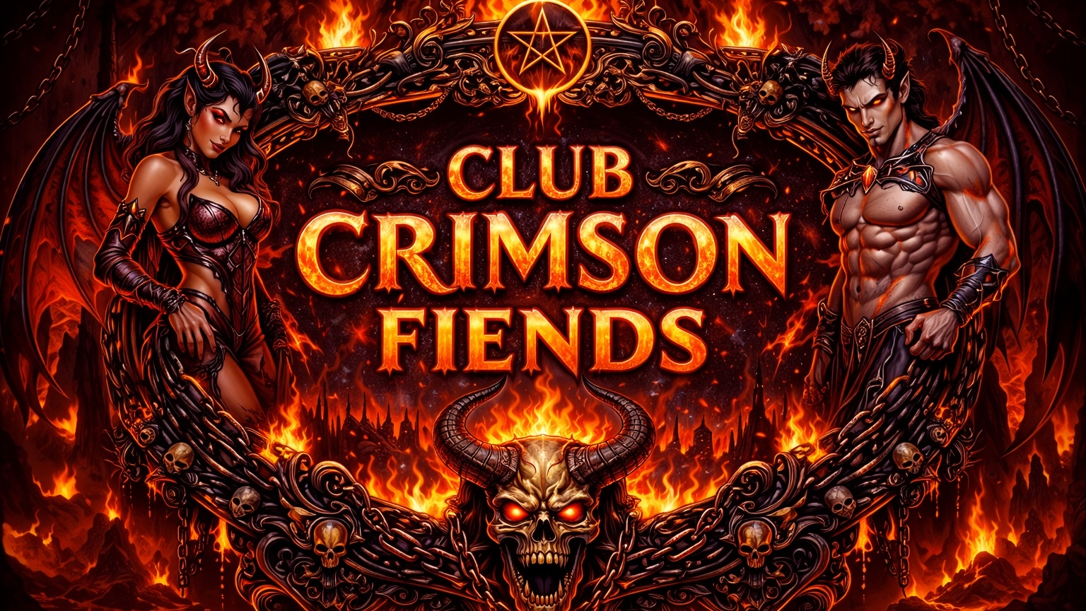 Club Crimson fiendsのバナー