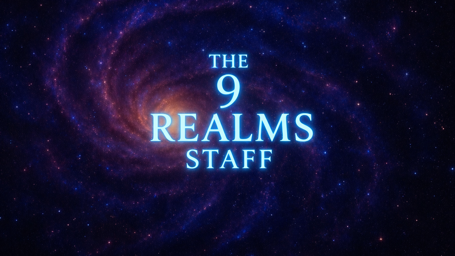 The 9 realms staffのバナー