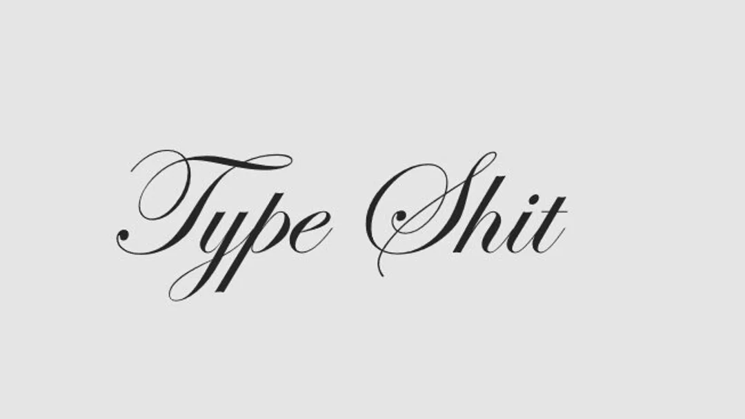 Type shit on godのバナー