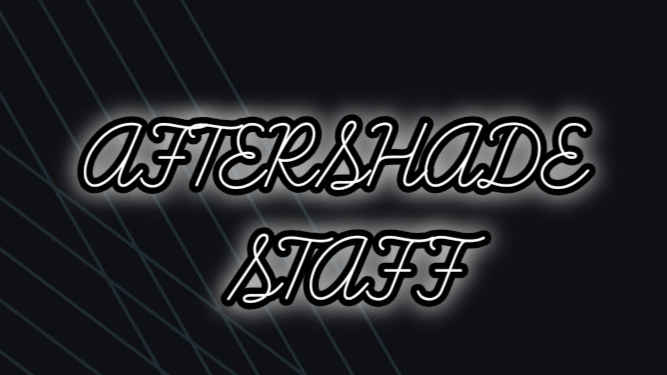 Aftershade staffのバナー