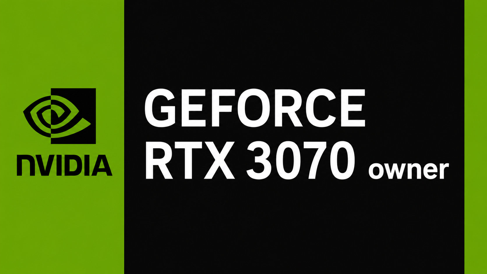 RTX 3070 ownerのバナー