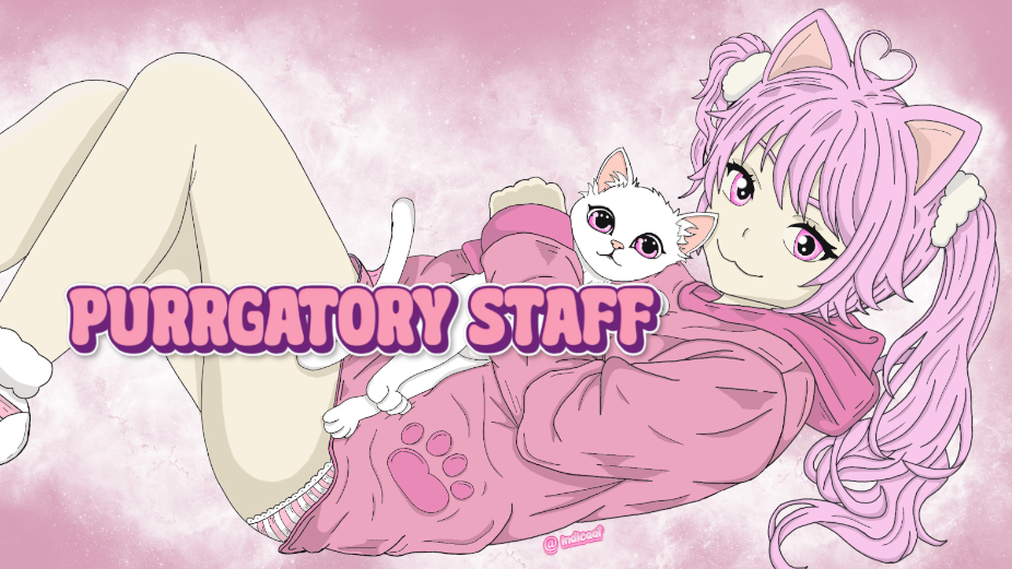 Purrgatory Staffのバナー
