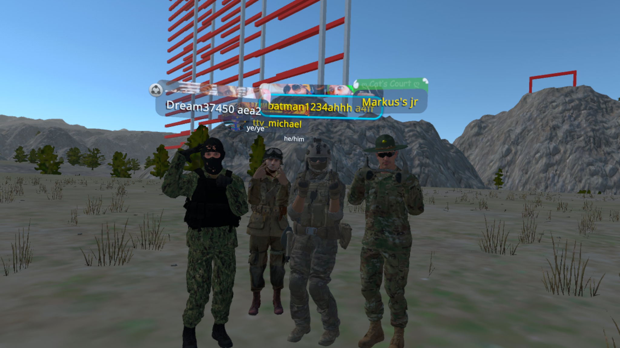 US marine serverのバナー