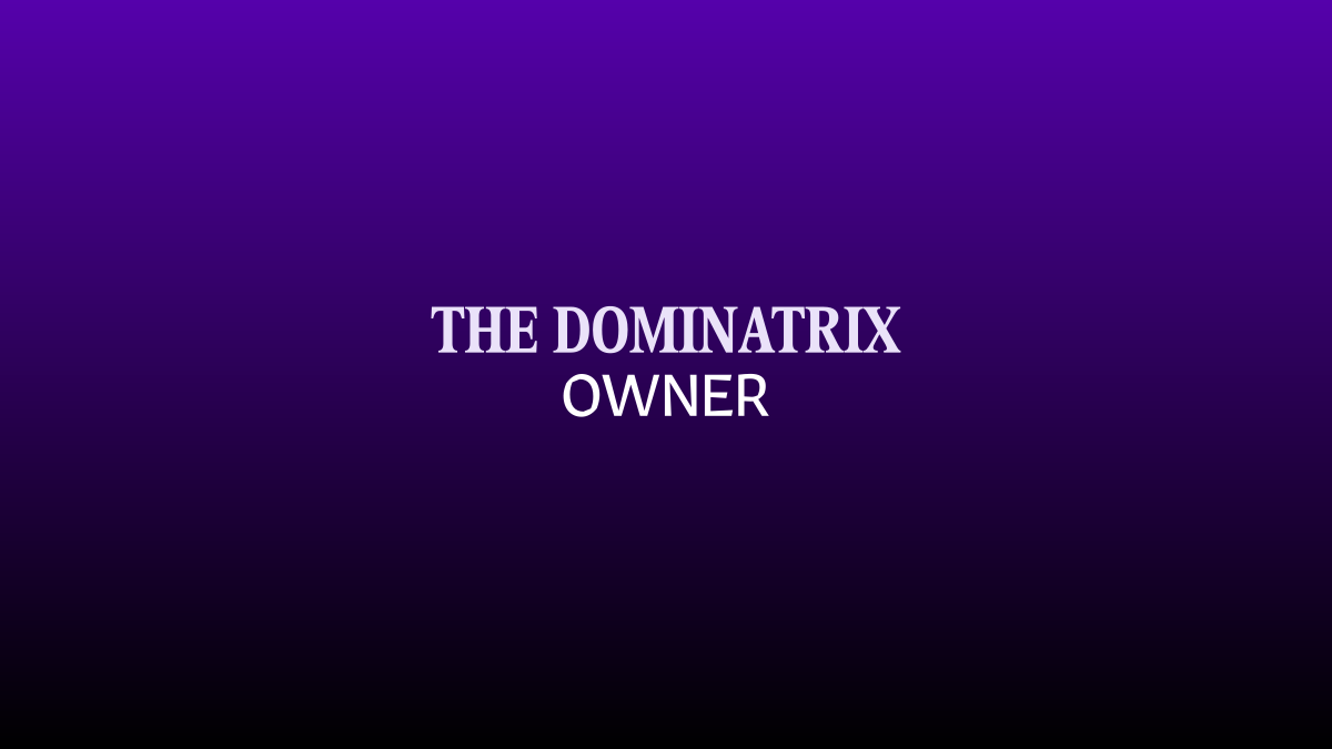 The Dominatrix Owner