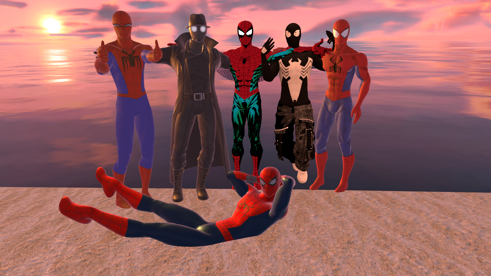 The spider menのバナー