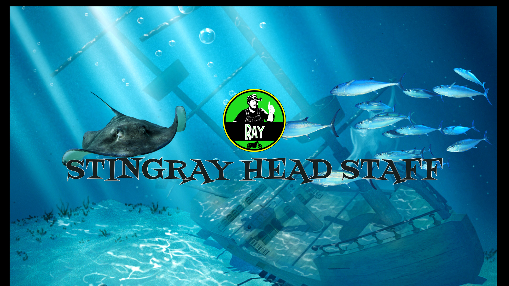 Stingray head staff