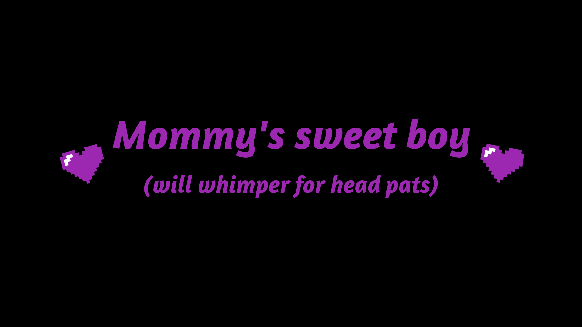 mommy's sweet boyのバナー