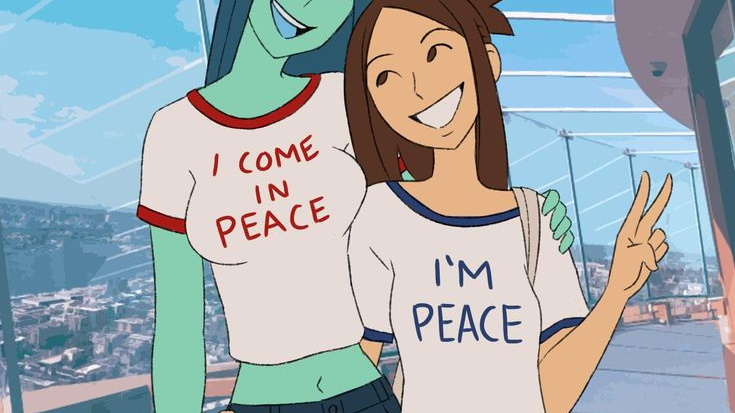 I come in peaceのバナー
