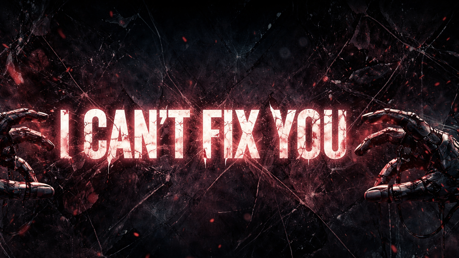 I CAN'T FIX YOUのバナー