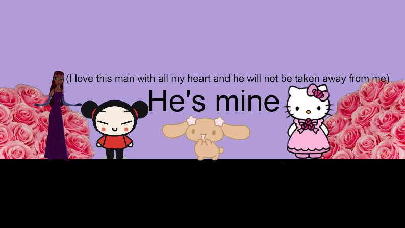 He's mine