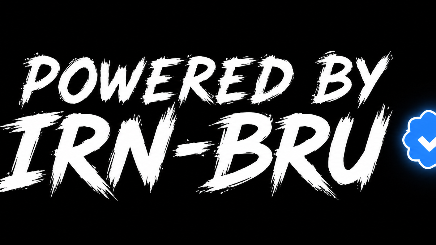 Powered by irn-bruのバナー