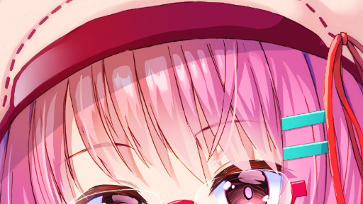 ピンク髪