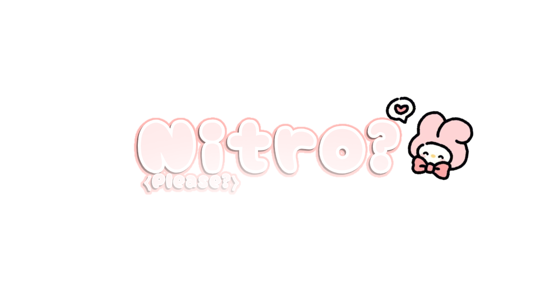 BUY ME NITRO??のバナー