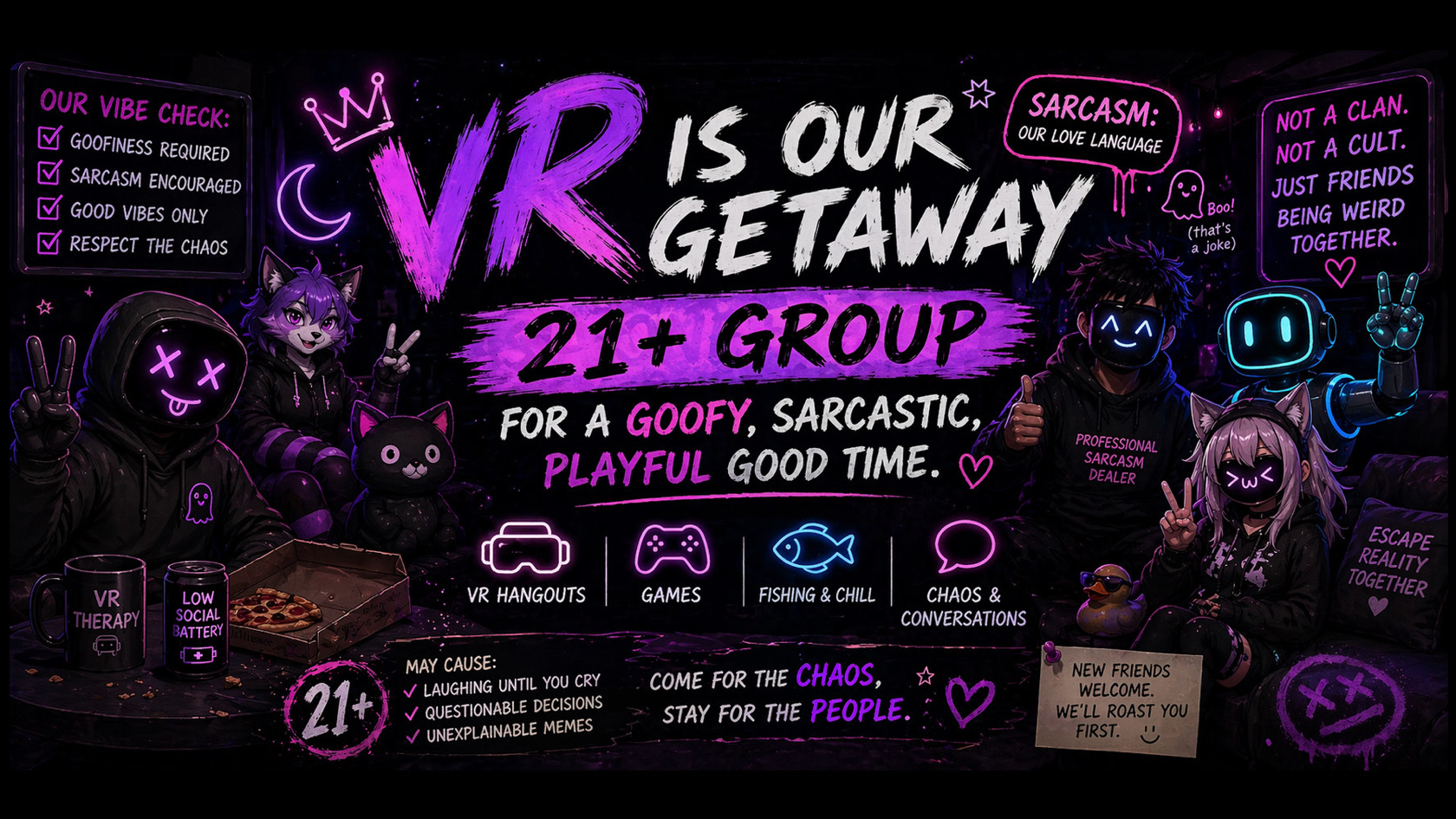 VR Is Our Getawayのバナー
