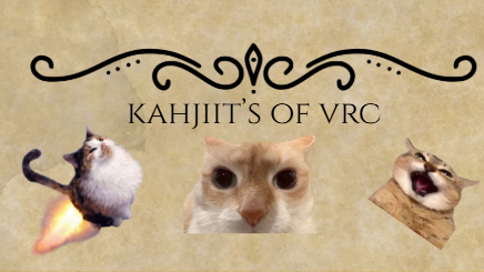 Kahjiit's Of VRCのバナー