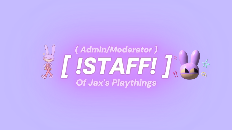 Jax's Playthings Staffのバナー