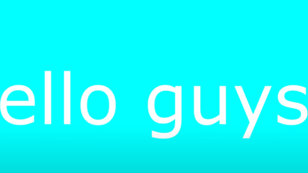HELLO GUYS